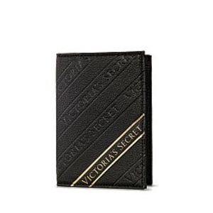 Victoria's Secret Logo Stripe Passport Case
